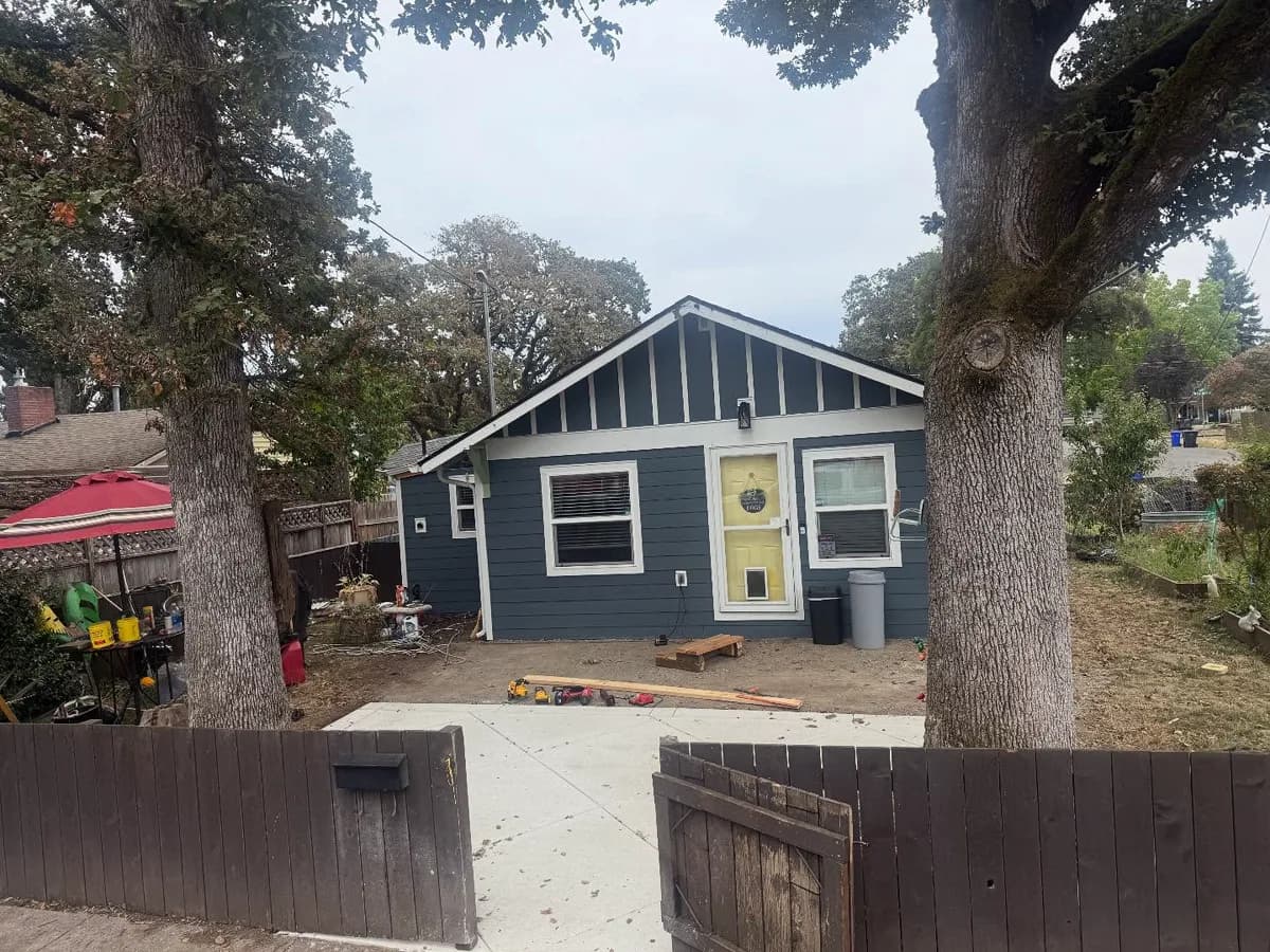 Front Deck Build before